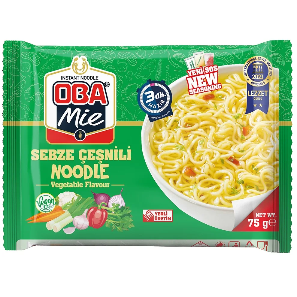 Лапша-лапша быстрого приготовления-овощная лапша