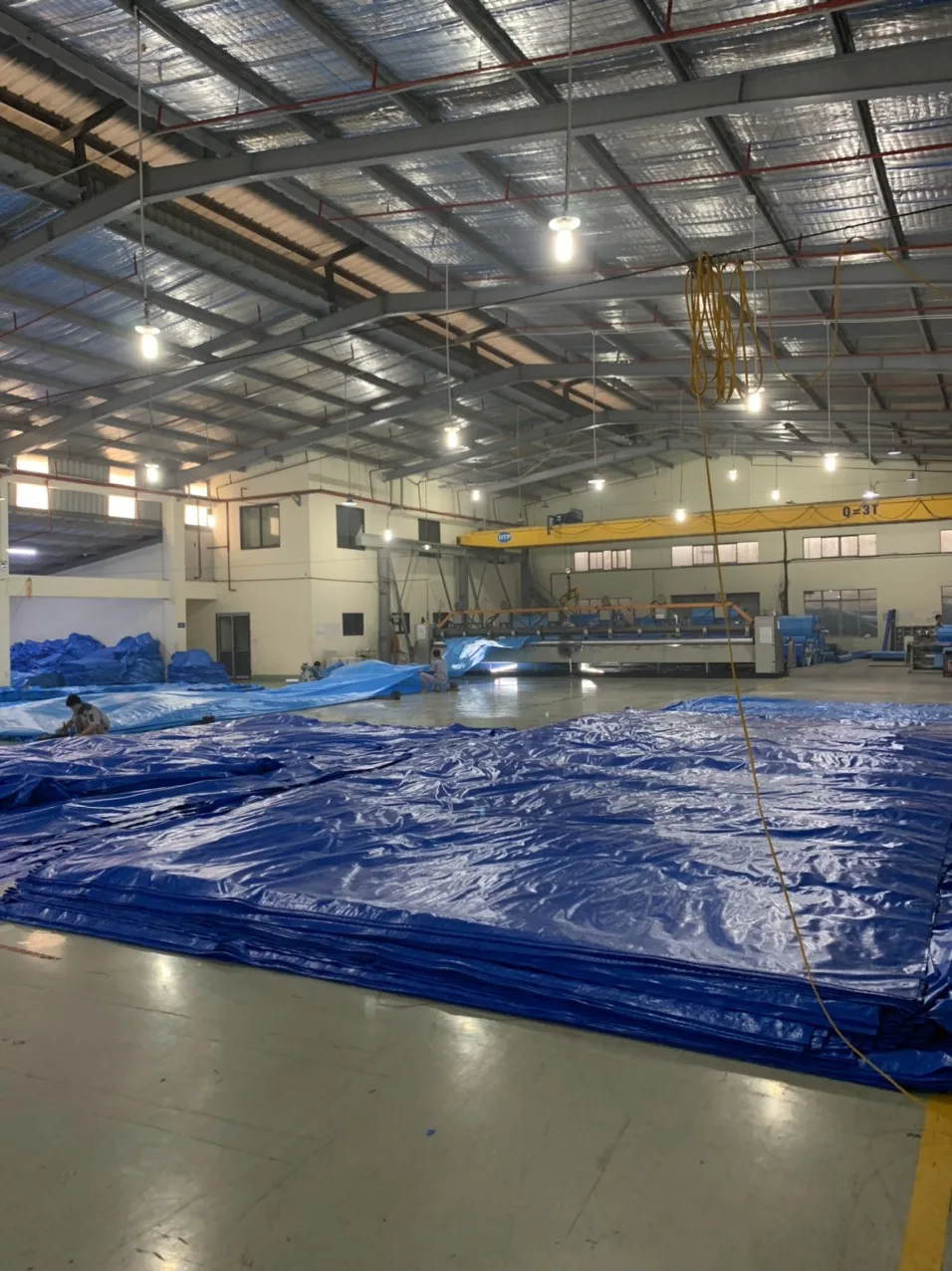 Orange PE Tarpaulin for Rain Cover from vietnam factory