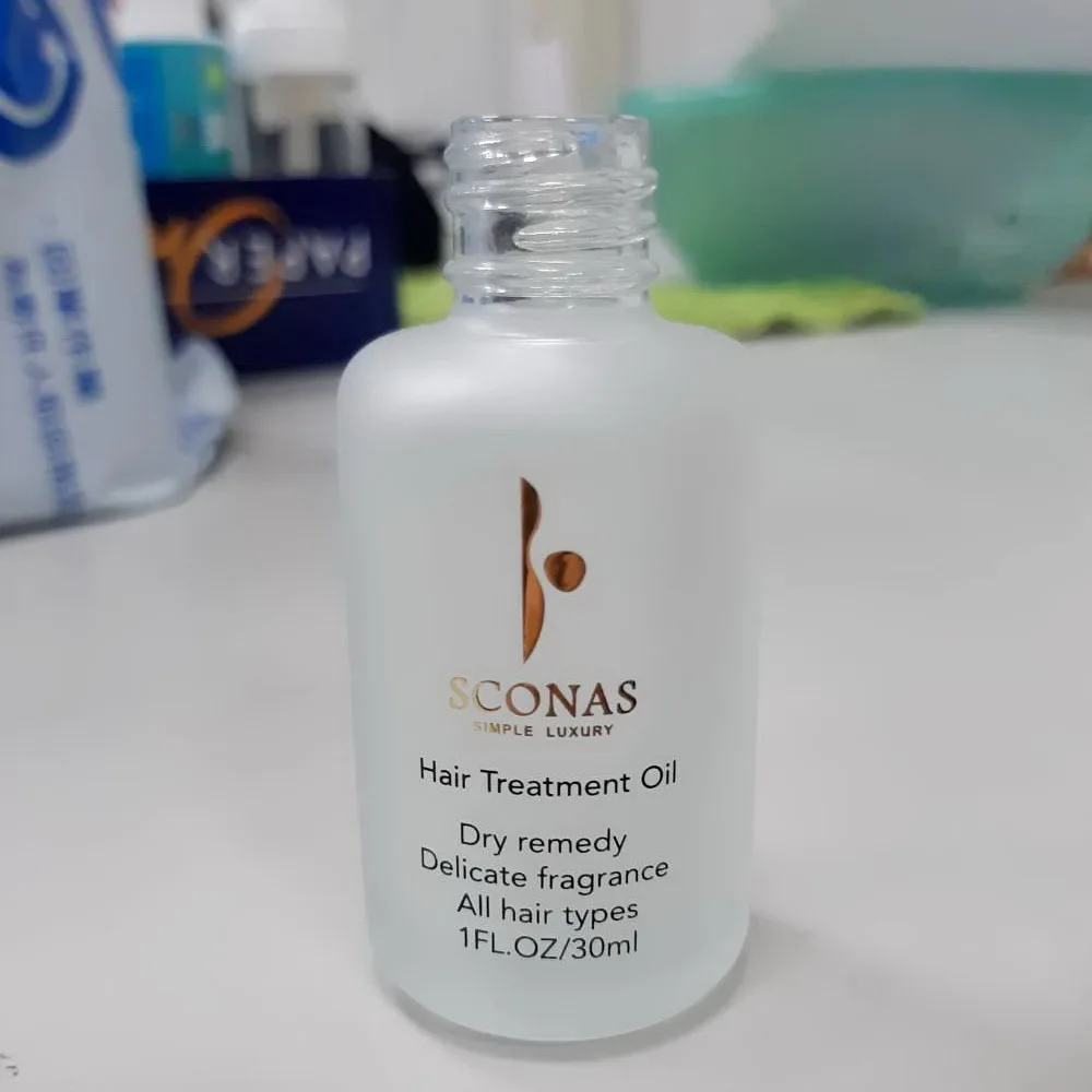 Cosmetic packaging frost glass spray lotion bottle