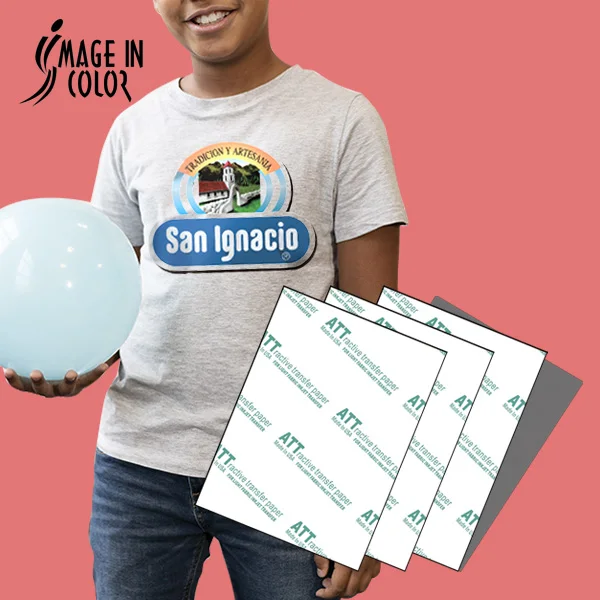 A4 Inkjet Heat Transfer Paper Light Color Fabric For T Shirts