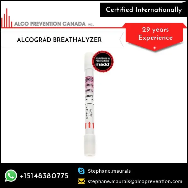 Single Use Disposable Breathalyzer Alcohol Tester at Reliable Rate