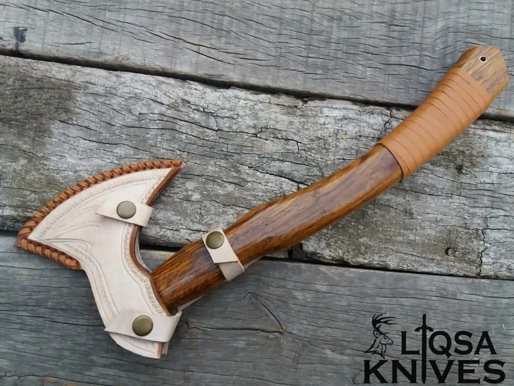 Camping Axe Forged Handmade Damascus Axe Camping Axe Head AXES Damascus Steel 1095 High Carbon Survival Axe Hatchet Custom Logo