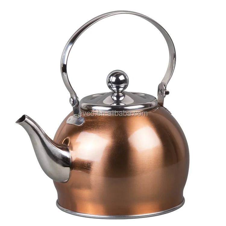 Royal-Tea 1 0 Qt. Чайный горшок из нержавеющей стали со съемной корзиной для заварки и складной ручкой