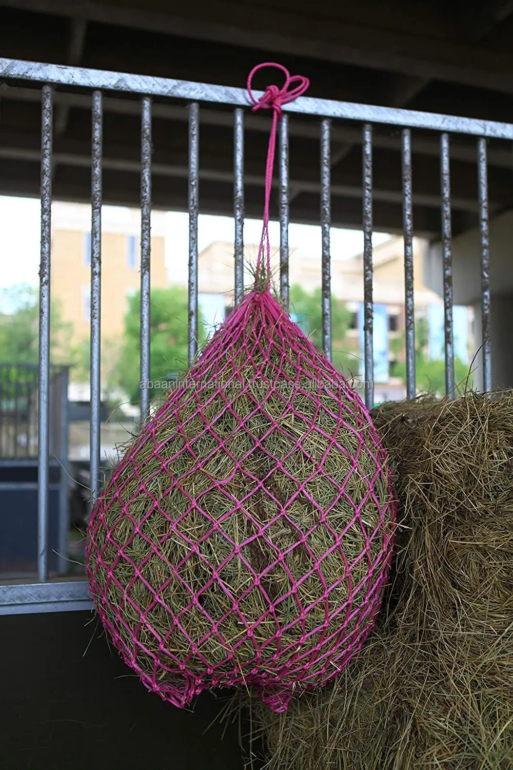 Ультра медленный кормушка лошадь нейлон сено сеть лучшая лошадь сено сеть сильный и прочный нейлон производство в Индии