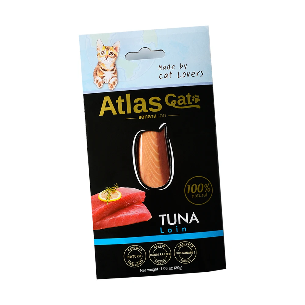 Atlas Cat Loin Tuna Flavor - Wholesale Cat Food and Best Price Made Pet Food with Natural Ingredients from Thailand