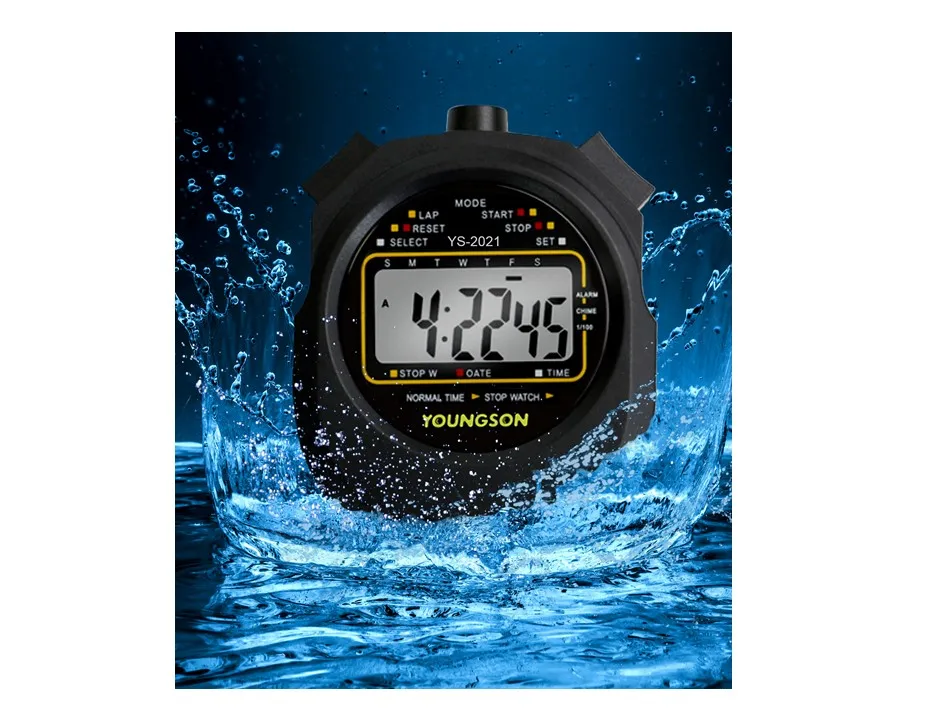 Multifunction Outdoor Running Training Chronograph Digital Stopwatch Timer