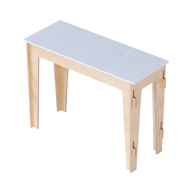 Top Quality 1x0.75 m Customizable Interlocking Wooden Countertop for Trade Show Exhibition