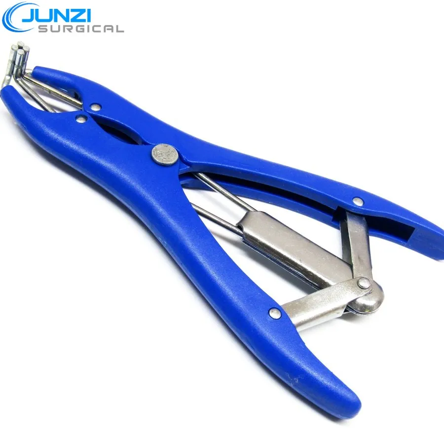 Plastic Castrator Plier Elastrator Tool Dock Tail In Plastic body with multiple Colors