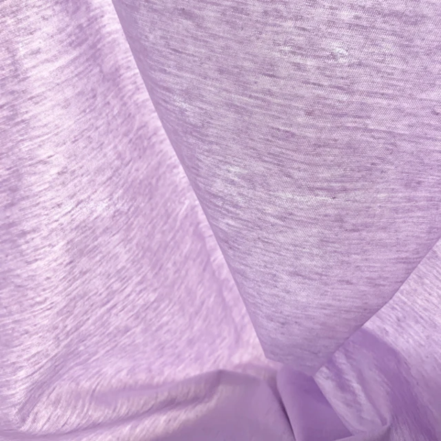 ONA10720 Sustainable plain knitted clothing shirt cotton linen fabric