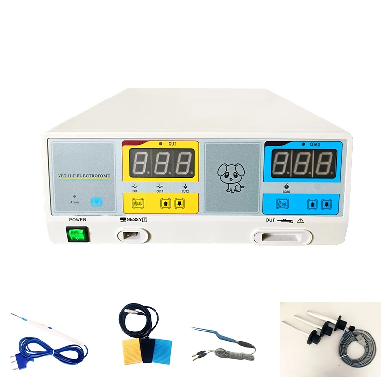 Hot Selling Veterinary Equipment Portable High Frequency Unit Bipolar Electrocautery Machine Electrosurgical Analyzer