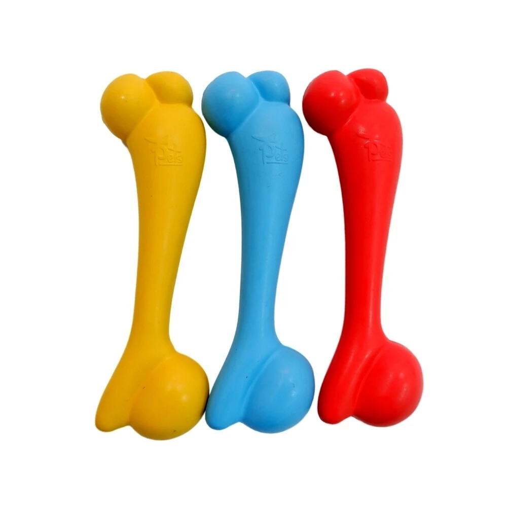 Premium Product Natural Rubber Bone Aggressive Chewers Dog Chew Toys for Interactive (Large Size)