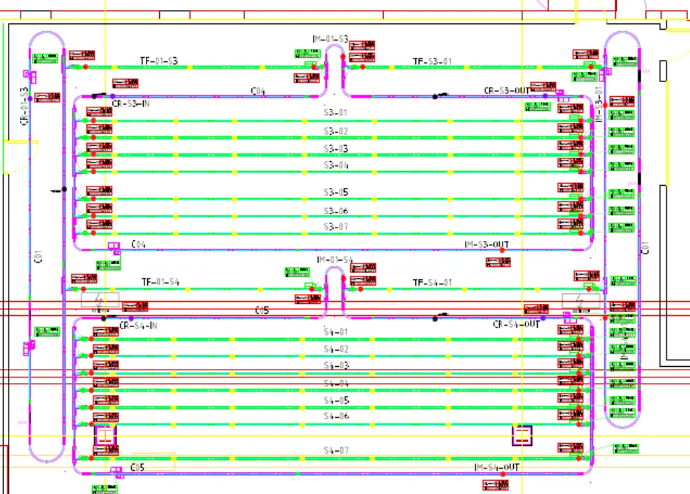  Подвесная конвейерная система