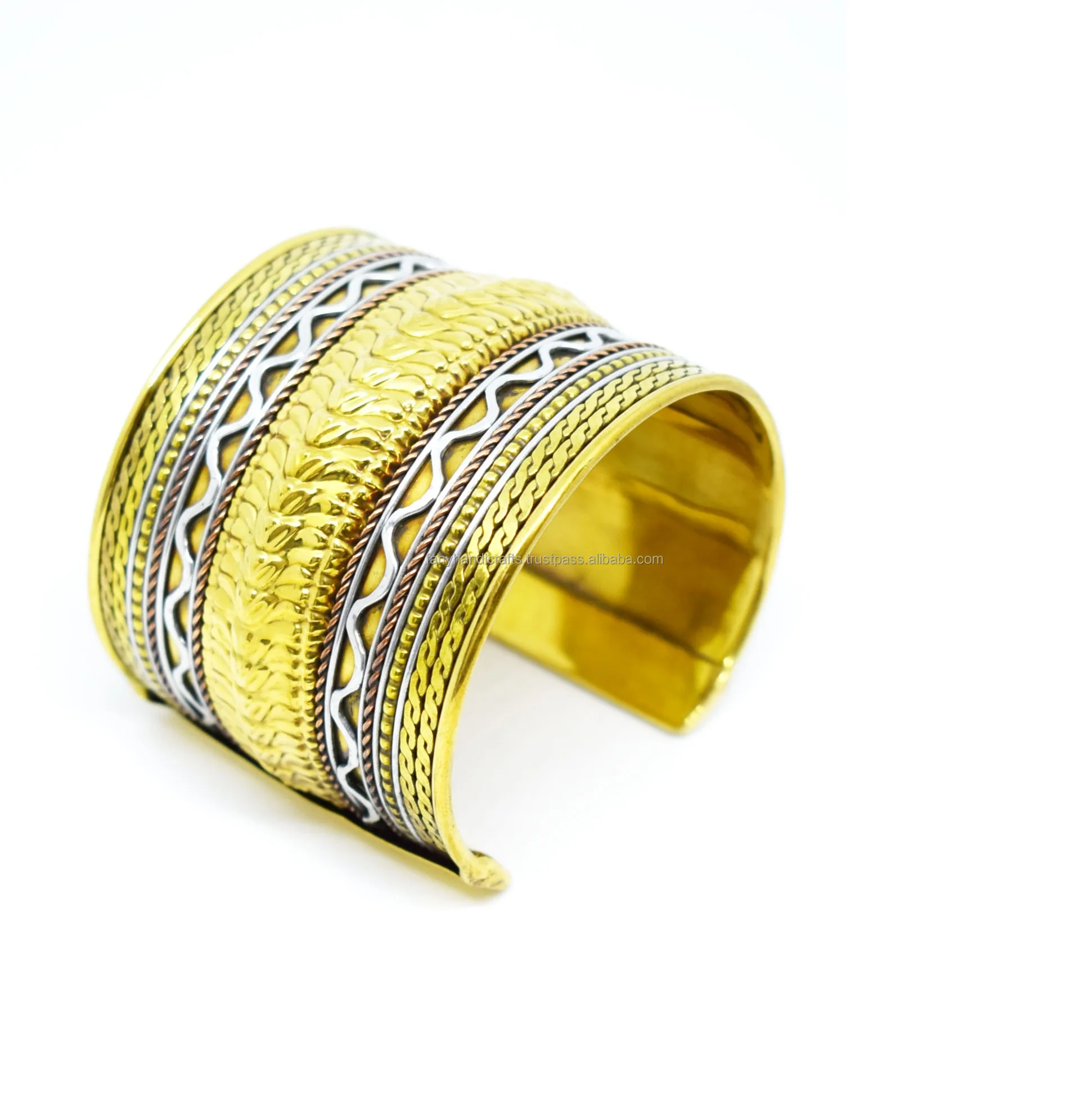 Wedding bracelets bridal bangle three colors optional statement bangle Filigree cuff bangle bracelet