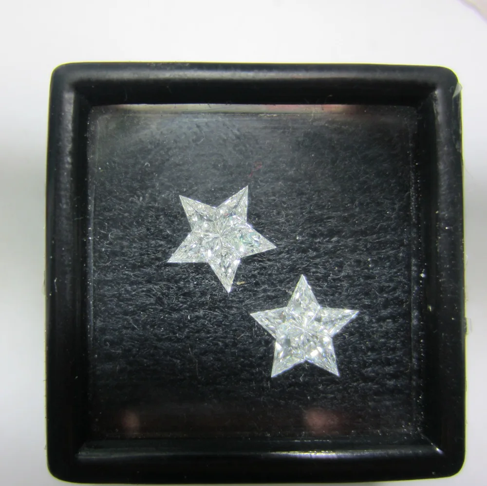 Star Shape Pie Cut Natural Loose Diamonds,100% Natural Pie Cut Diamonds