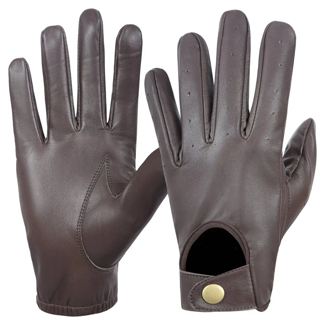 High Quality Cow Leather Gloves Genuine Sheepskin Leather Gloves with Fur 2021 Hot Sell OEM Factory Wholesales