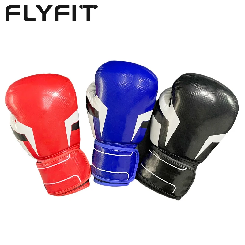 Оптовая Продажа Кожаных боксерских перчаток FLYFIT с индивидуальным логотипом боксерские перчатки на