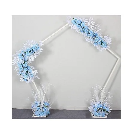 Newest Design Wedding Metal Arch Flower Centerpieces Floral Hoops Centerpieces For Wedding Decoration