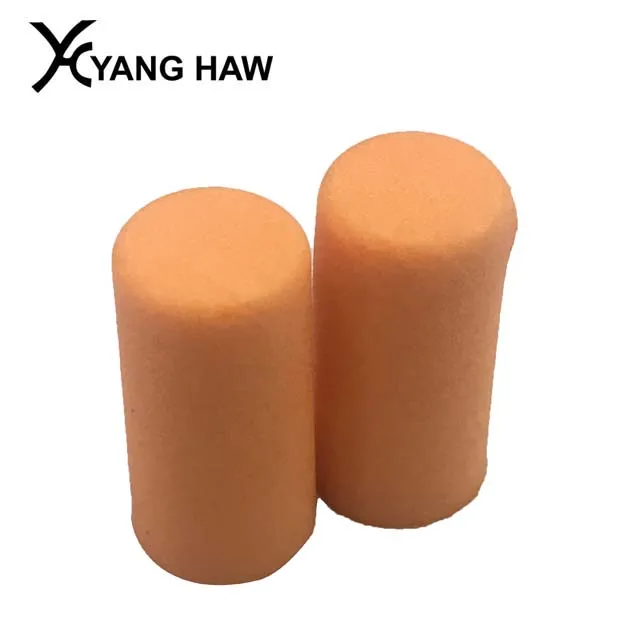 Soundproof Disposable Earplug Cylinder Shape Foam Ear Plugs