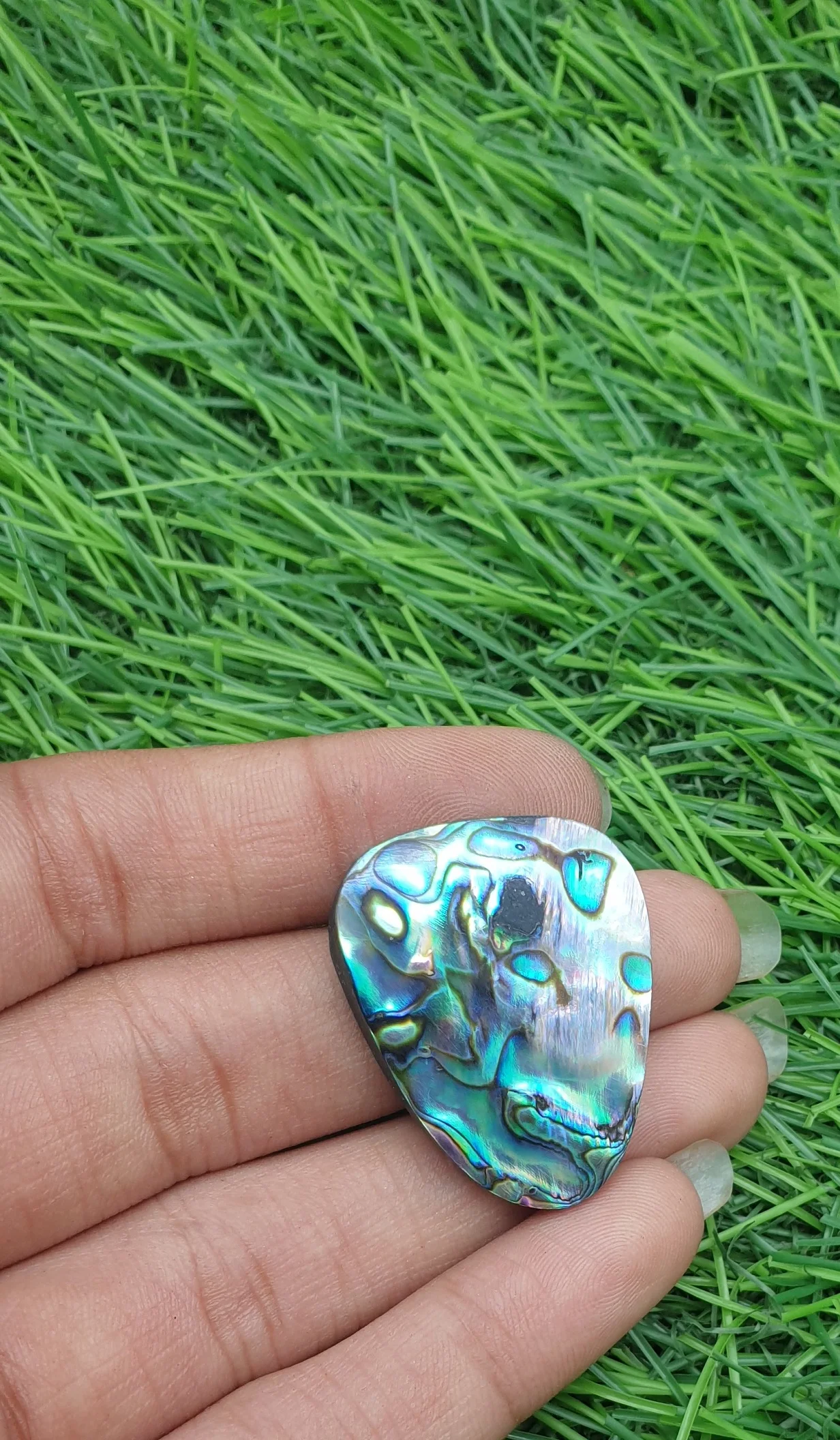 Fantastic ! Natural Abalone shell Gemstone Cabochon Loose stone Gemstone for jewelry stone