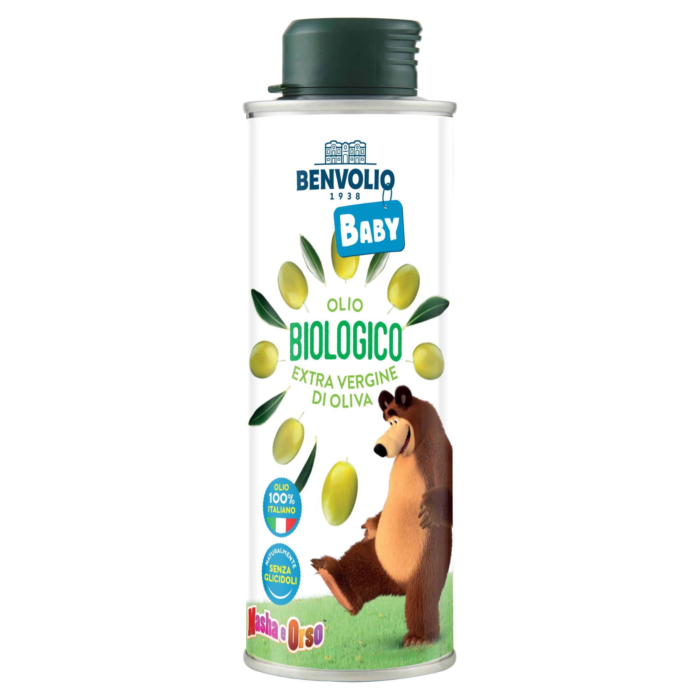 BENVOLIO 1938 BABY ORGANIC 100% ITALIAN EXTRA VIRGIN OLIVE OIL 6x250 ml HIGH QUALITY NATURAL ITALY