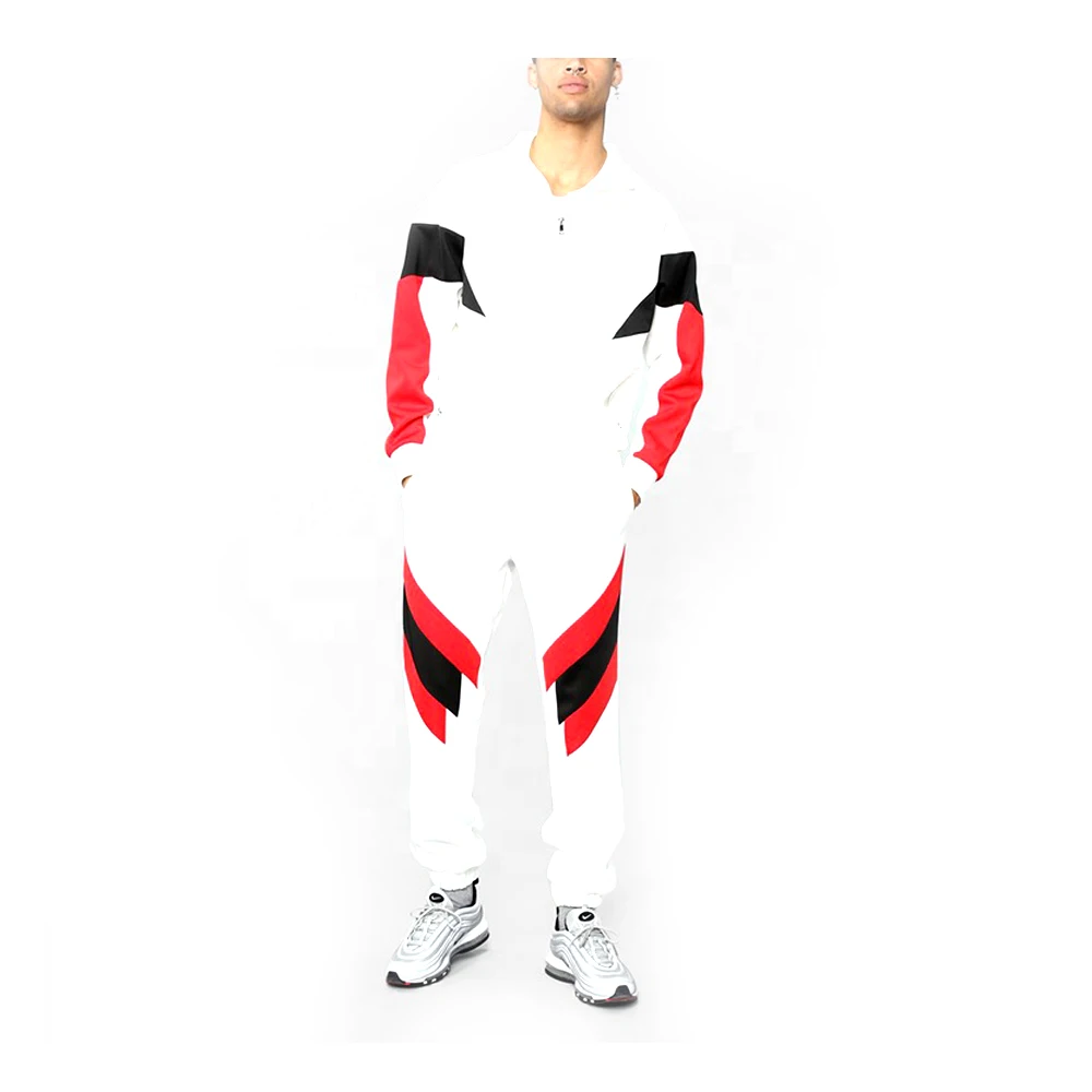 
Wholesale high quality color men tracksuit manufacturer 
