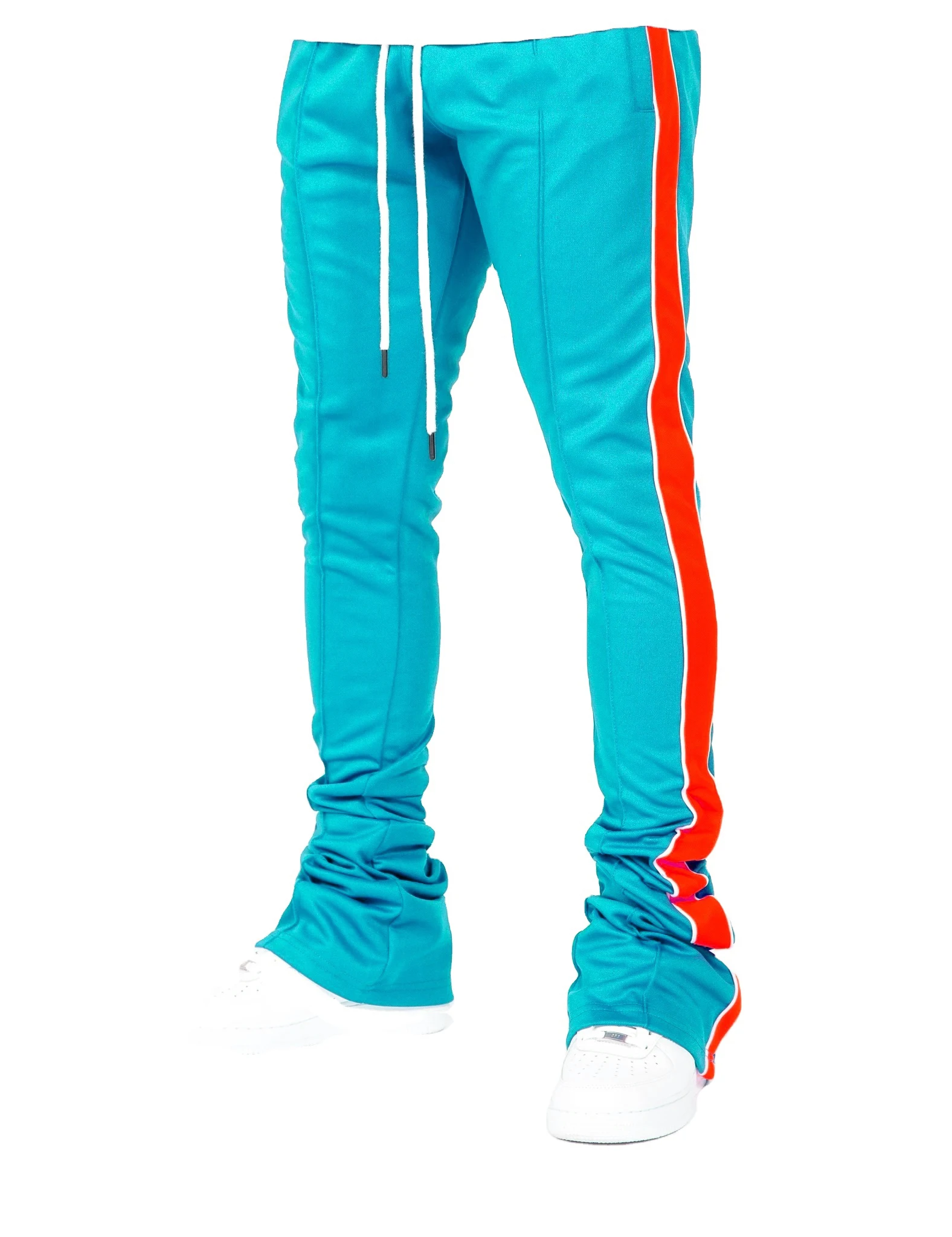 2022 Men Bottom Stacked Pants Stacked Sweat Pants Men and Women Design in your requirements with your custom logo