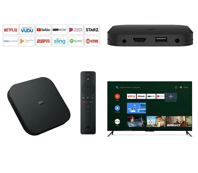 Authentic Mi Box S Android TV with Assistant Remote Streaming Device