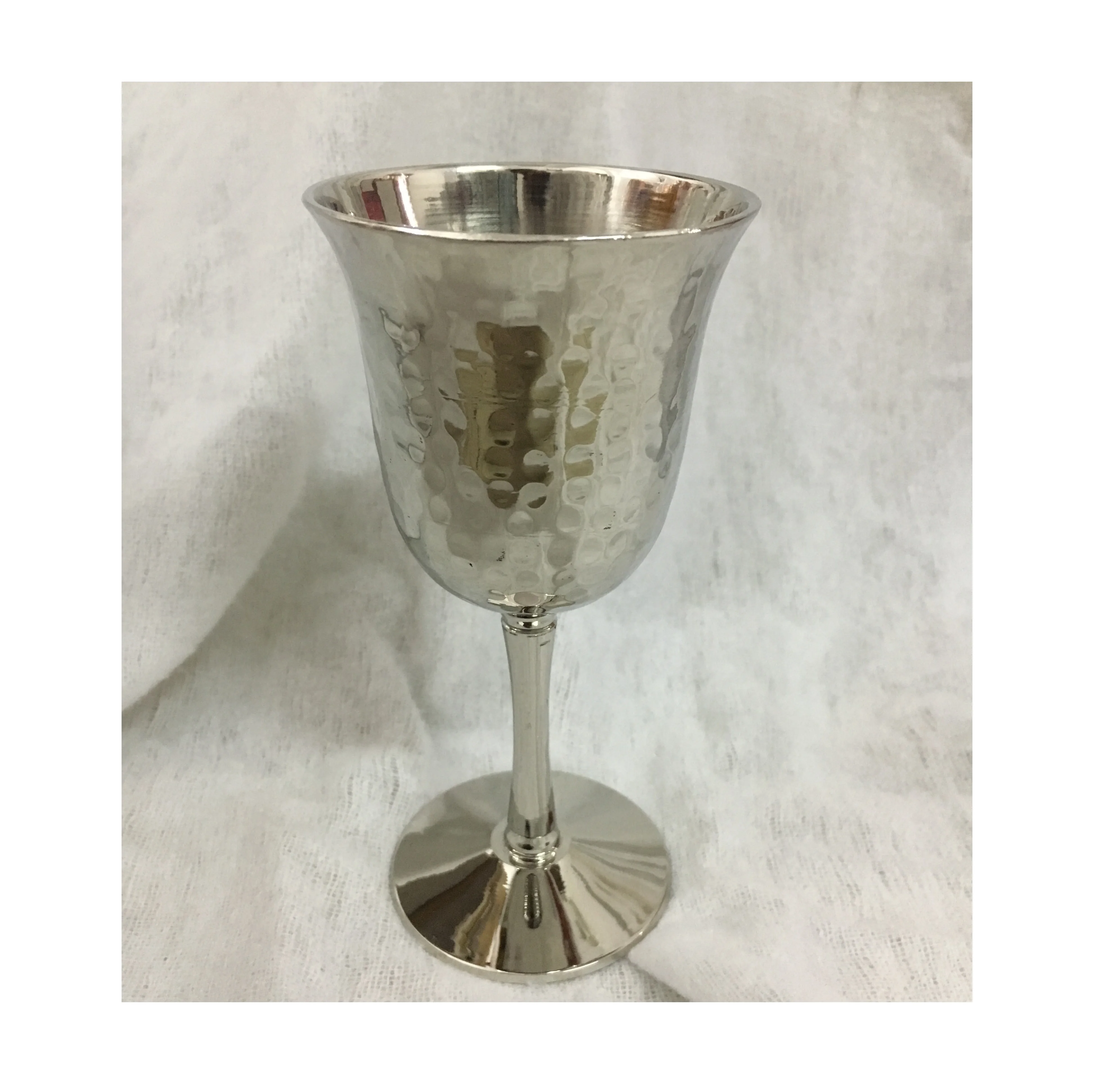 Israel Giftware Design Pewter Kiddush Cup Religious Jewish Cup with a Star of David Engraved at wholesale price from India