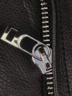 
OEM Custom True Element Womens Side Buckled Zip Front Motorcycle Collarless Club Vest with Quick Leather Motorbike Vest Club 