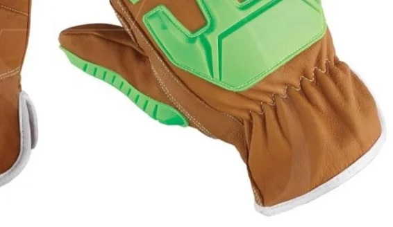  Ударопрочные перчатки с защитой от порезов/рабочие ударопрочные из ТПР козьей кожи/ударопрочные кожи