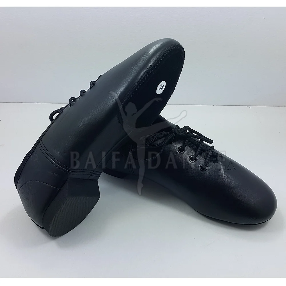  Профессиональная обувь из коровьей кожи и неопрена для джазовых танцев мужчин женщин