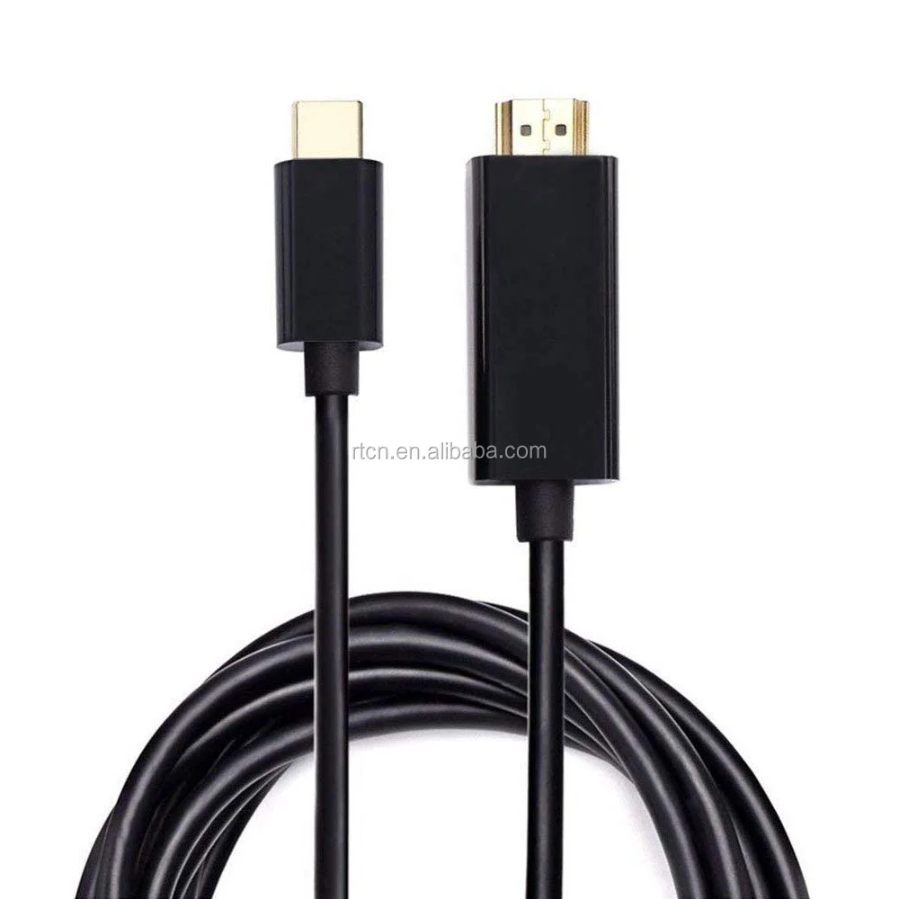  Кабель USB C-HDMI Премиум-качества Тип преобразователь адаптер для ноутбука 1 м 2