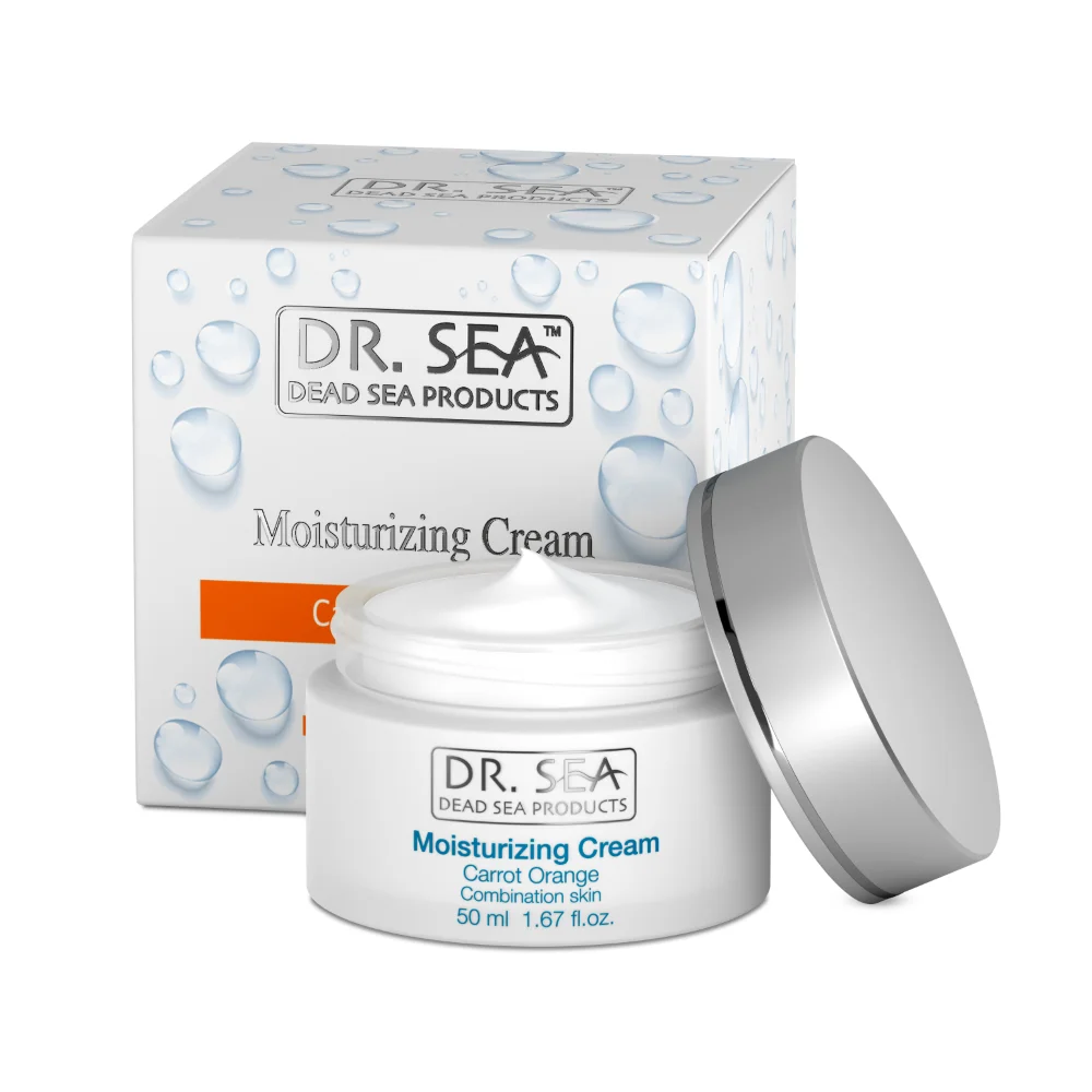 Увлажняющий крем для лица морковь и апельсин от Dr. Sea Cosmetics