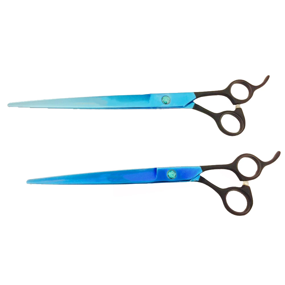 Горячая Распродажа Парикмахерские ножницы для животных полировка стрижки волос готовый крючок фиксации домашних Длинные ухода за питомцами