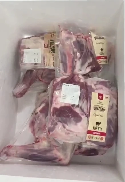 Premium Halal lamb vacuum packed