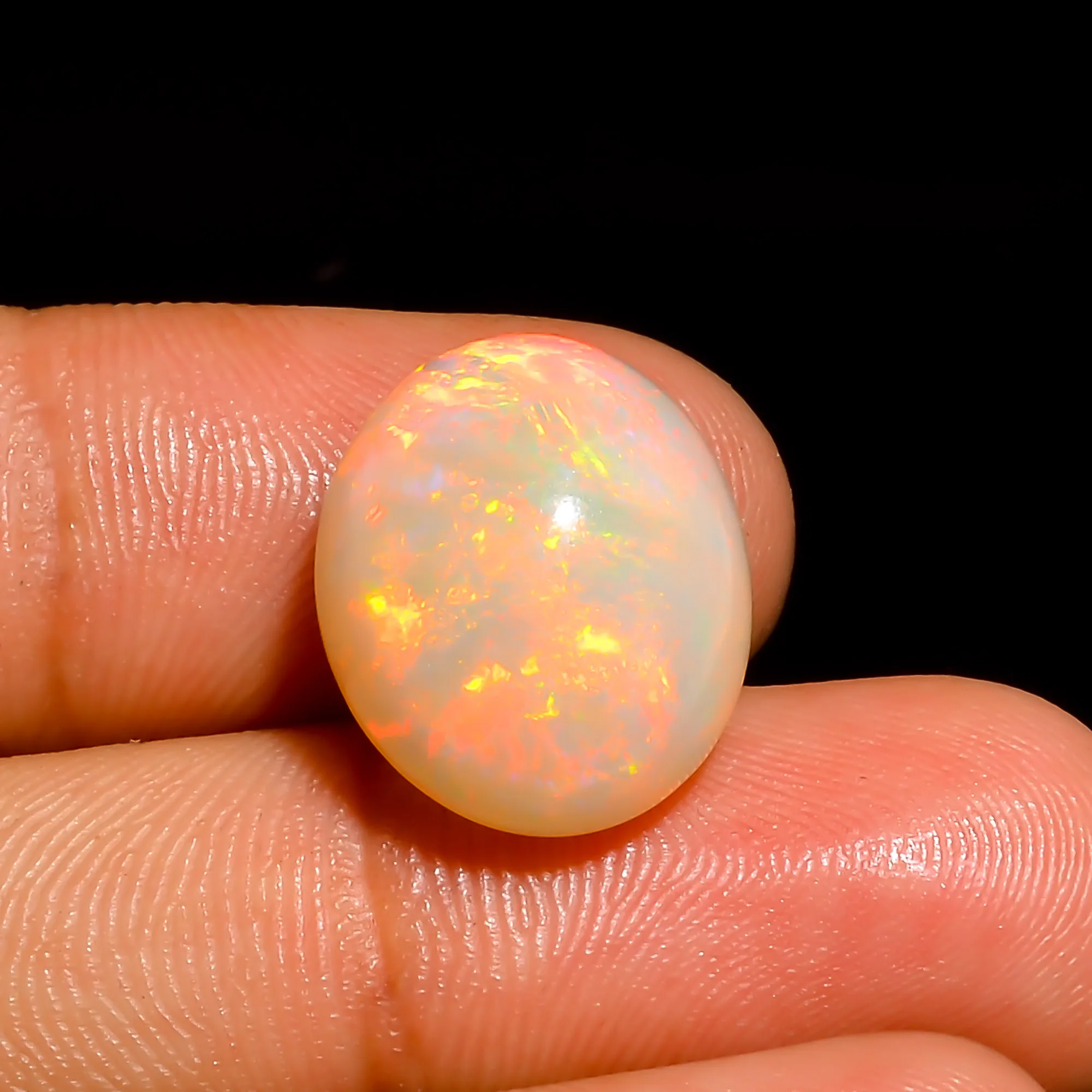 Natural Opal Gemstone Oval Shape Cabochon Cut Wholesale Bulk Gemstone For Jewelry Making Opal Oval Cut Calibrated Loose Gemstone