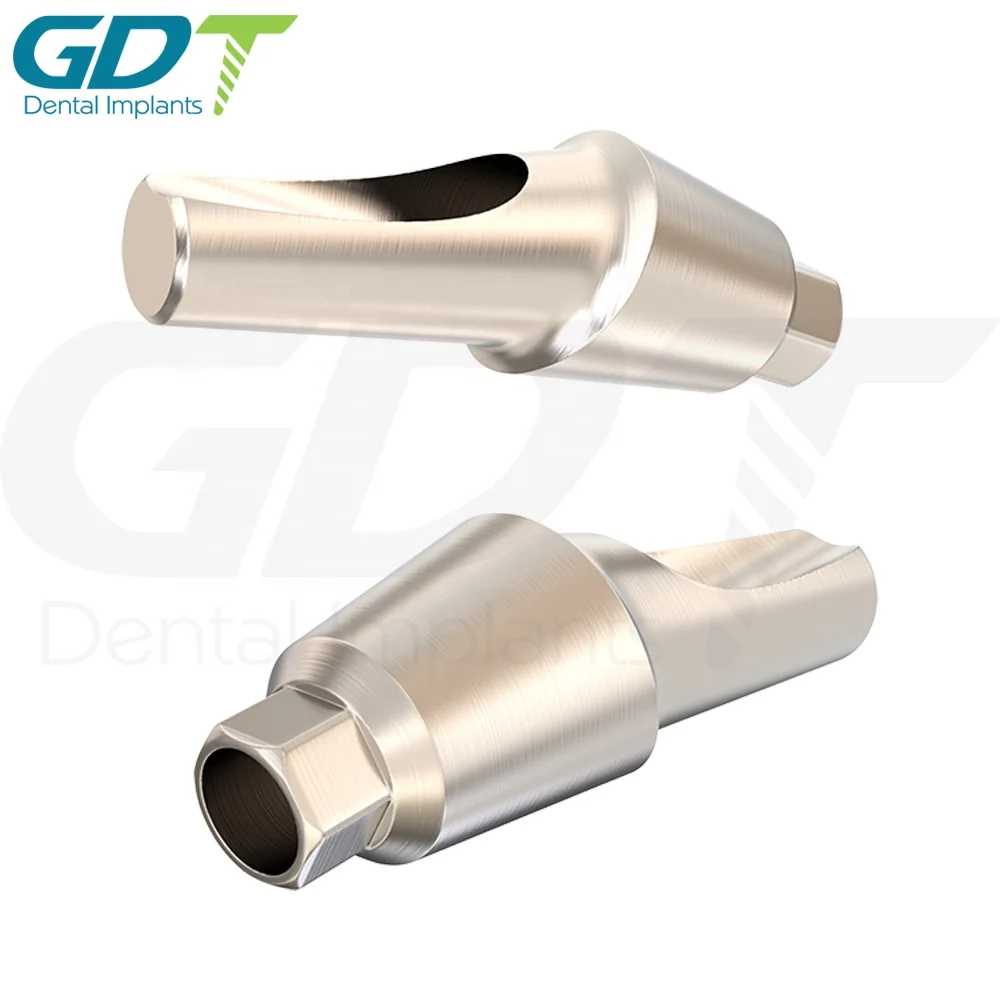 Titanium Anatomic Angulated Abutment 15 degree Internal Hex Connection, Dental Implant