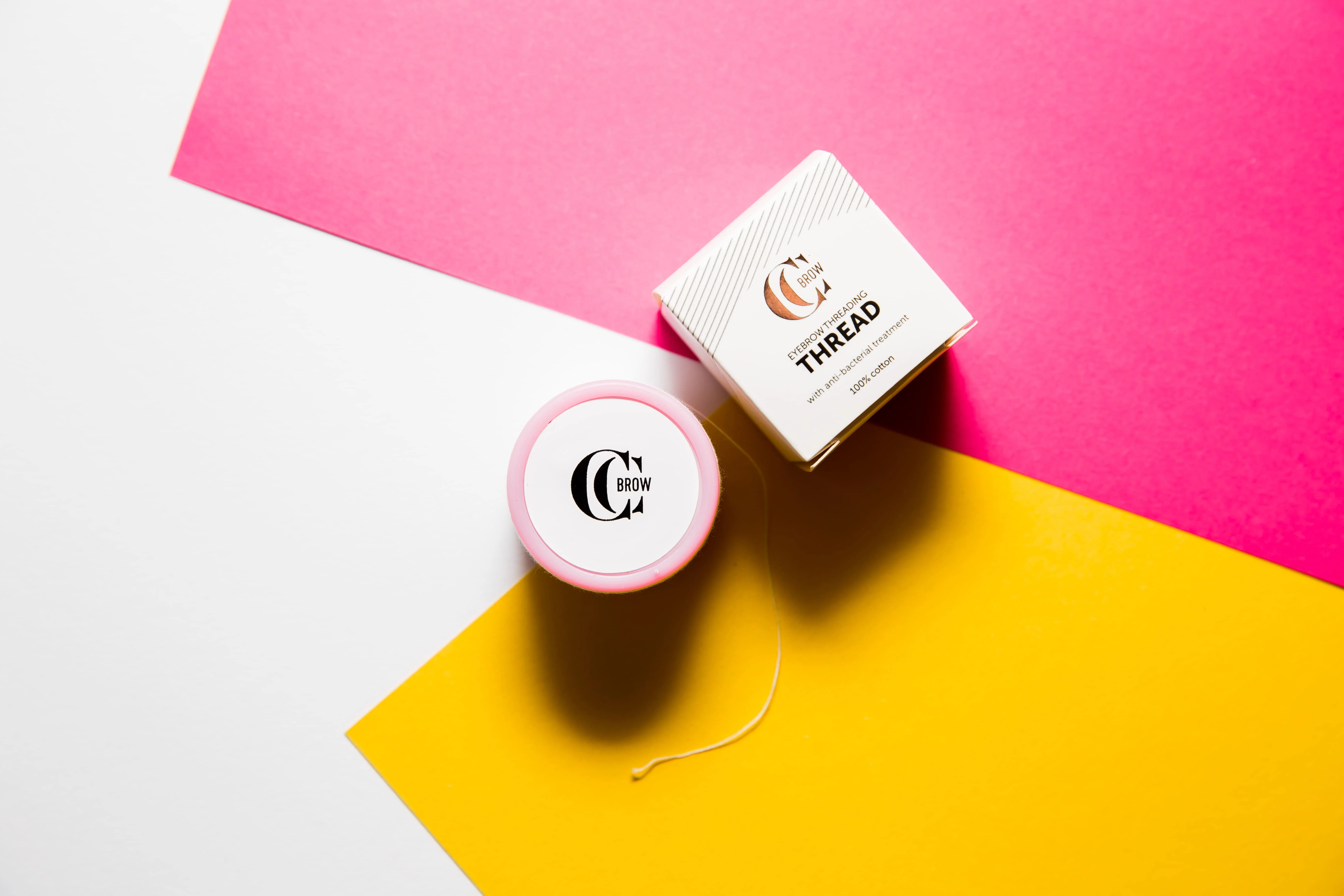 Eyebrow Threading 100% Cotton thread Henna Brow Treatment OEM White Private Label Wax Bean Shaping Salon Professional Best Grade