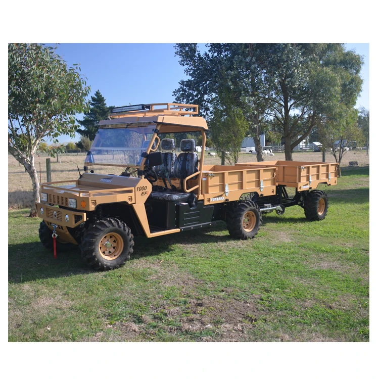 
Hot Selling Trailer with side by side 4x4 1000cc ATV farm vehicle 