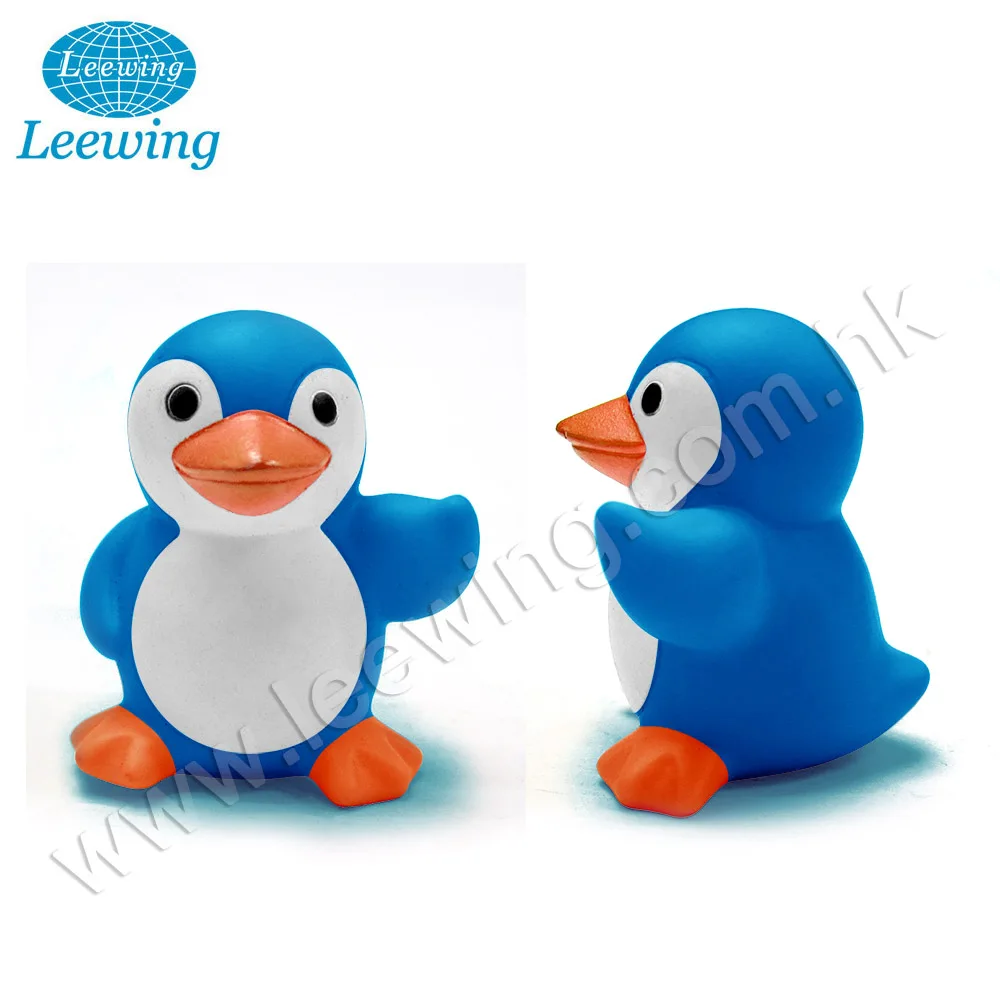 Educational Bath Toys for Kids PVC Phthalate Free Customized with Logo Vinyl Cute Squeaky Water Diving Penguin Toy