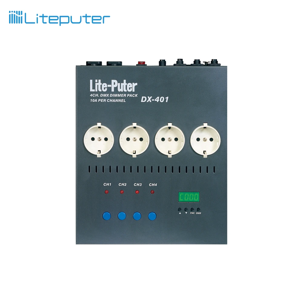 4CH DMX-512 Dimmer pack with leading-edge outputs