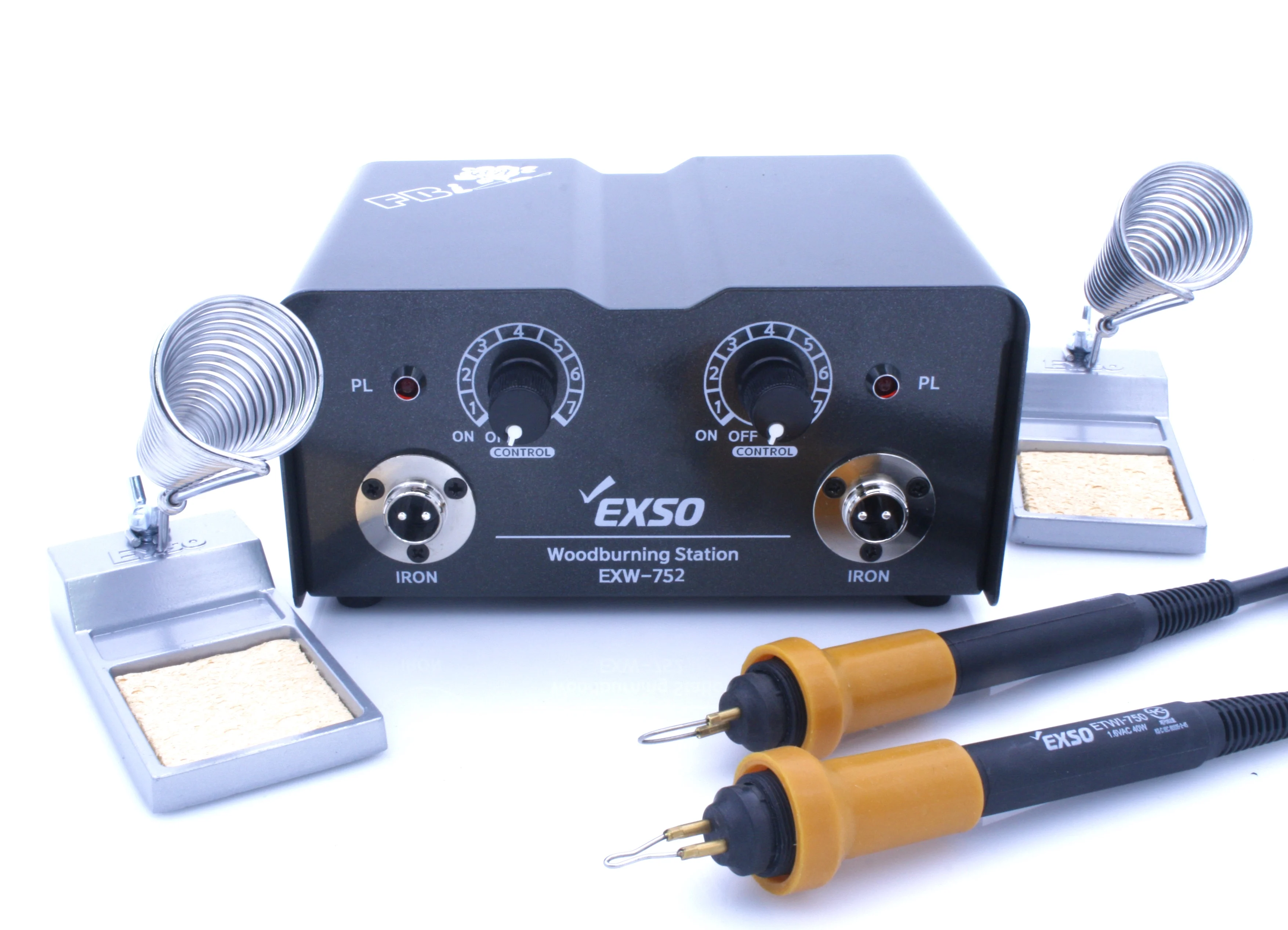 
EXSO Electric Wood Burning Stati. Wood Burning Pen. Adjustable Temperature. EXW-752 * 2 EA Burning Pen. Made In Korea 