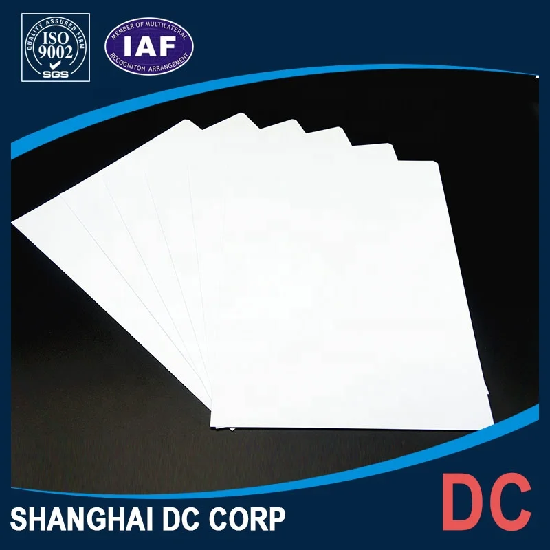 0.18mm A4 Size Golden inkjet Plastic PVC Sheet for Card