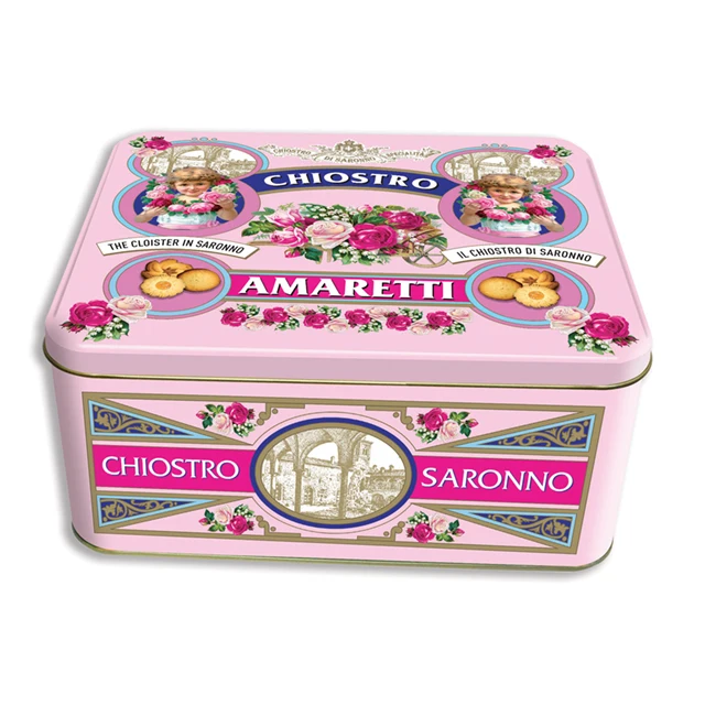 Свежий винтажный жестяной микс amaretti 225