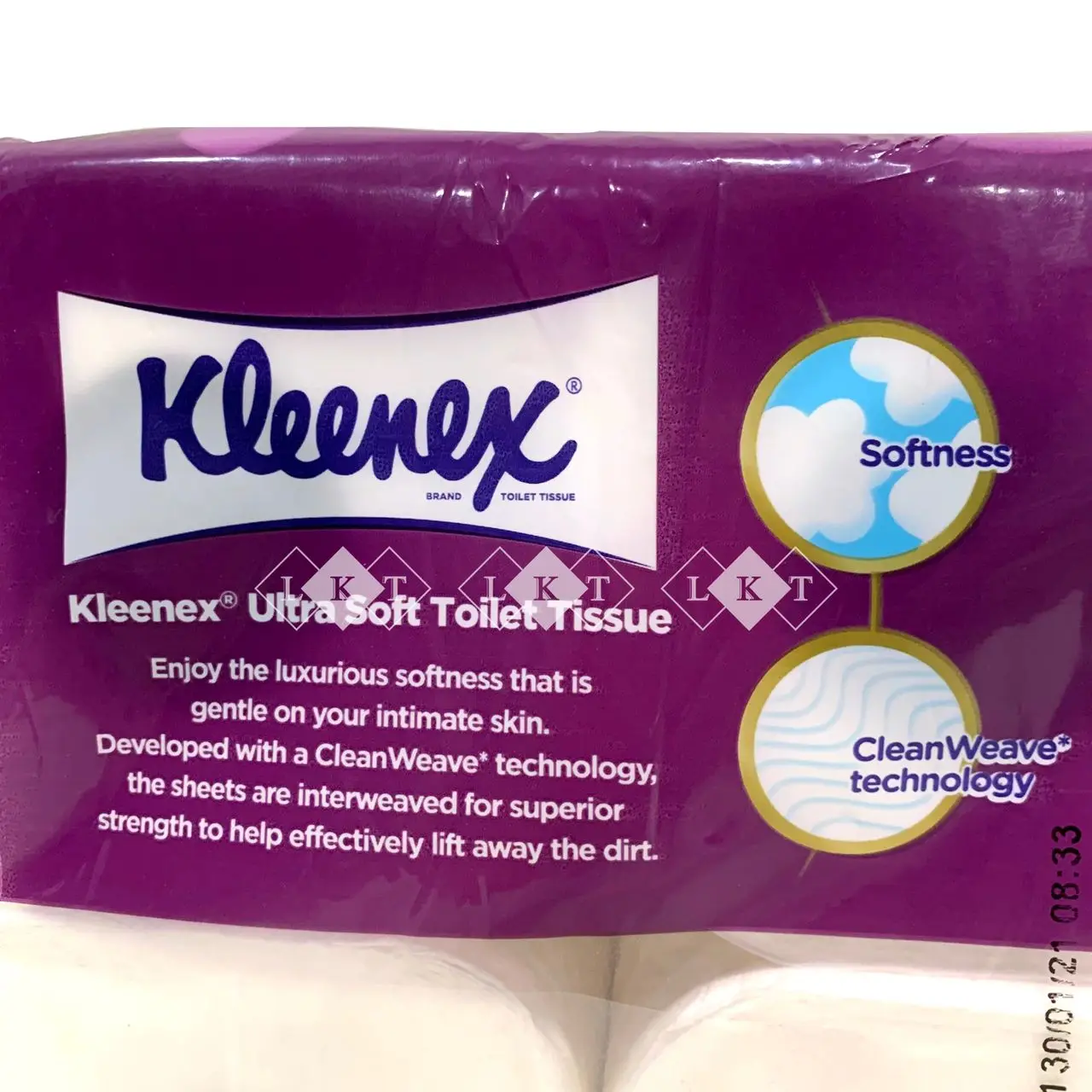 Wholesale Export Kleenex Ultra Soft Cottony Clean Toilet Tissue Roll 3 Ply