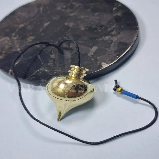 WHOLESALE COPPER COIL METAL PENDULUM KARNAK CONE CHAMBER EGYPTIAN SPRING CAGE HOLLOW POINTED SHAPE SEVEN CHAKRA PENTAGRAM