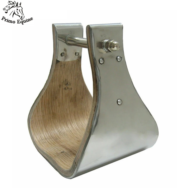 Stirrups 4 Wide Stainless Steel Metal Hand Bound Best Quality Safety Horse Riding Stirrups