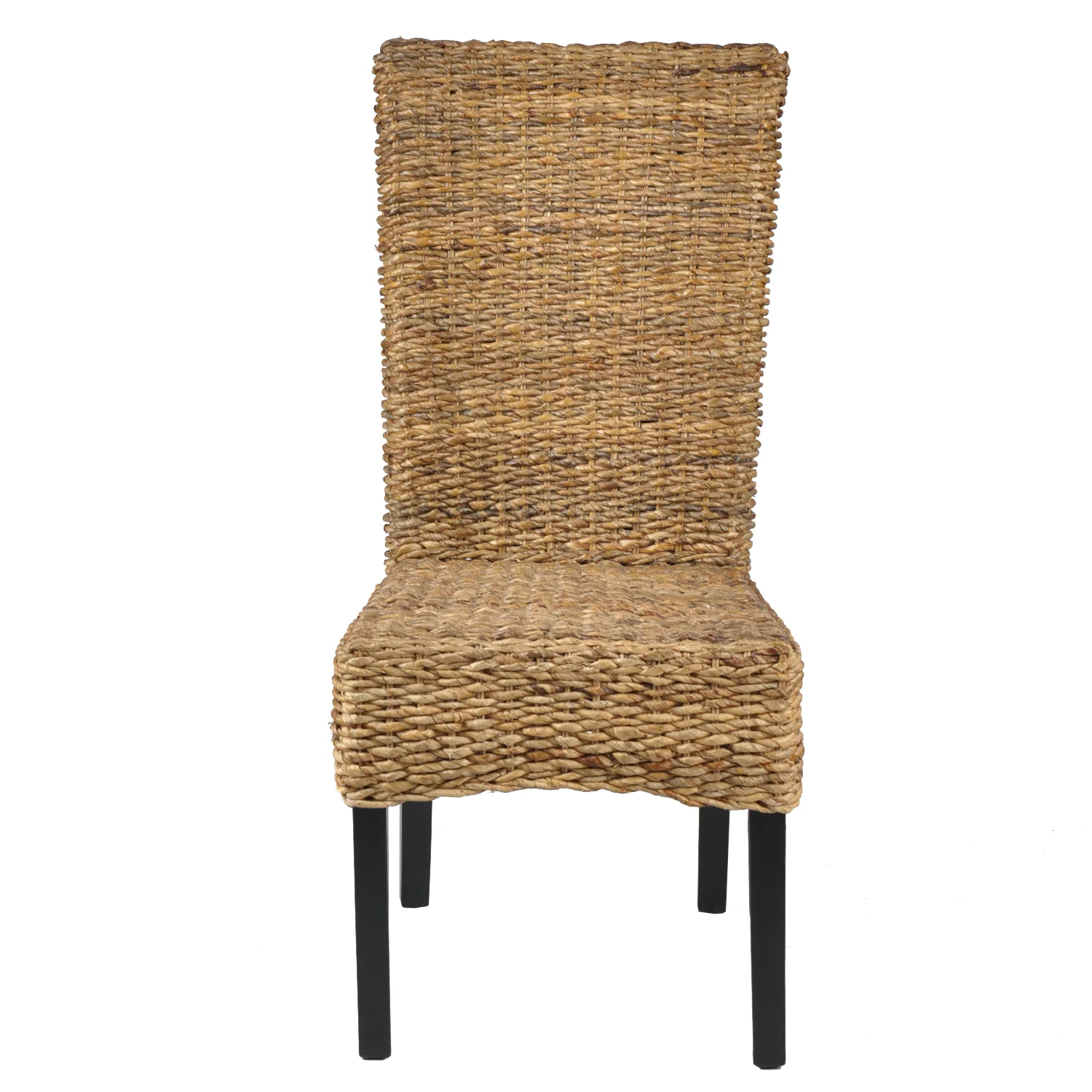 Обеденный стул Abaca с деревянной рамой, стул из натурального ротанга для домашней мебели