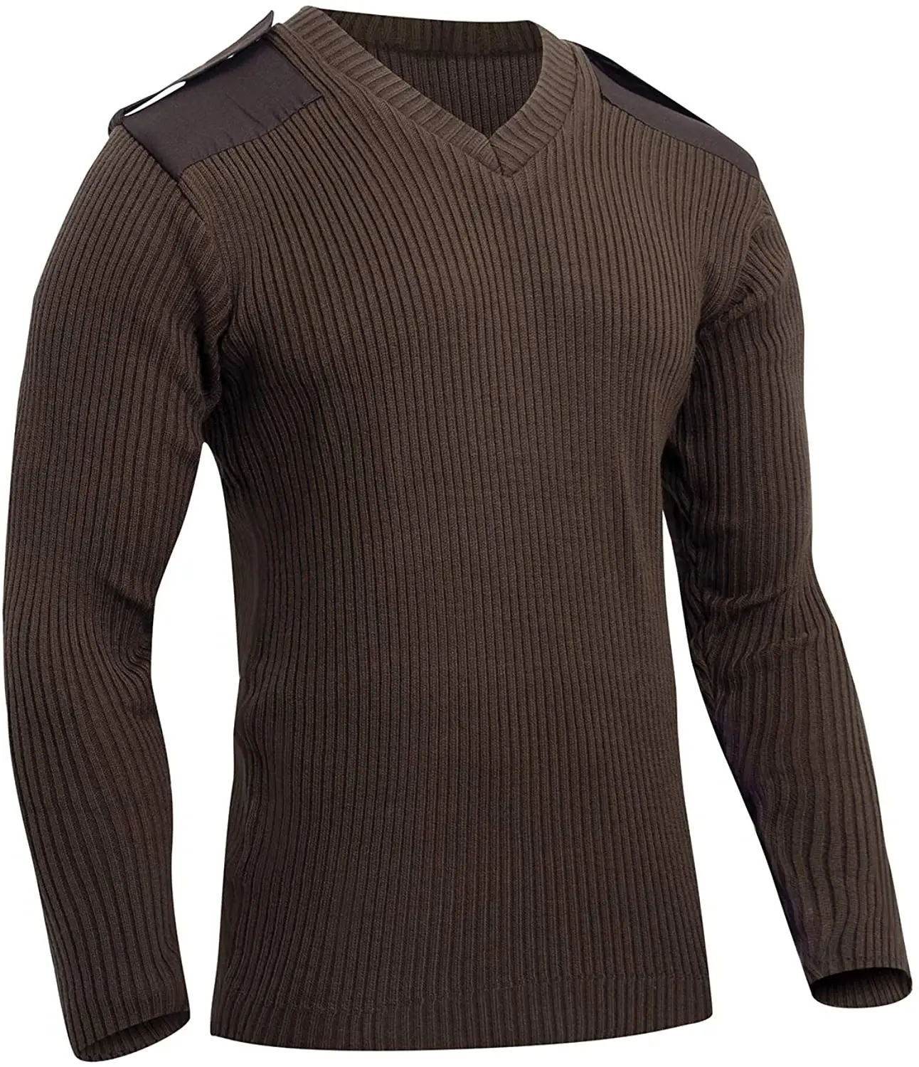 Wholesale high quality 100% Acrylic V-Neck Autumn Sweater for security and casual Knitted Sweater