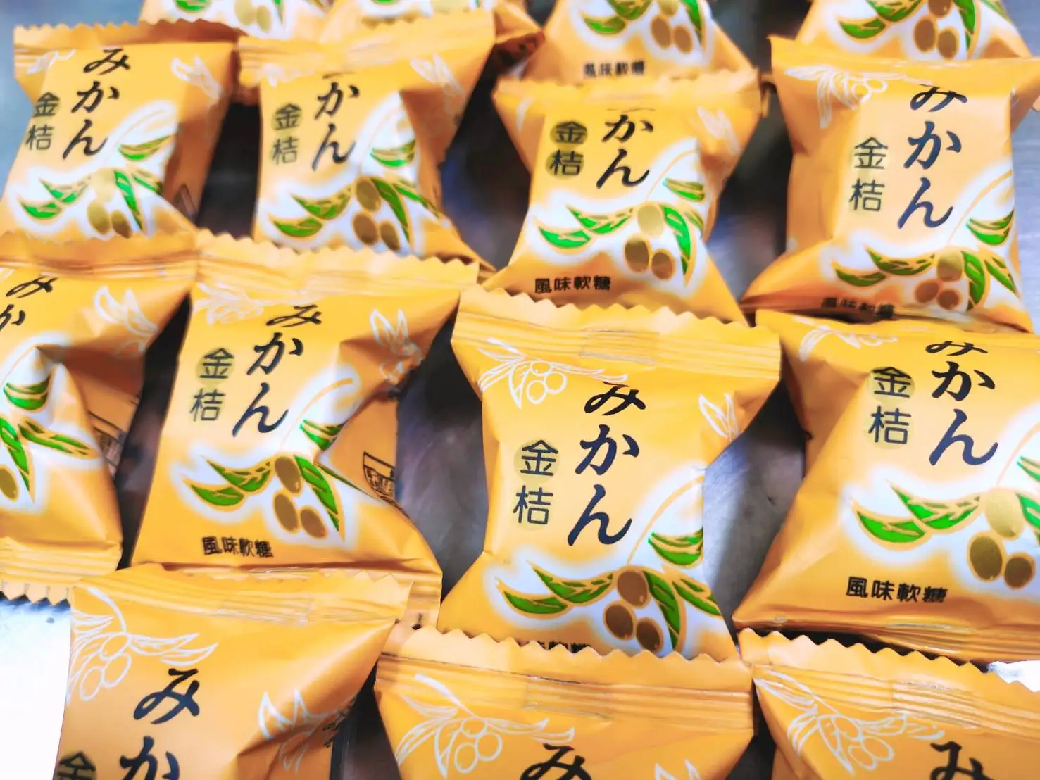 Халяльные мягкие желеобразные конфеты с ароматом апельсина